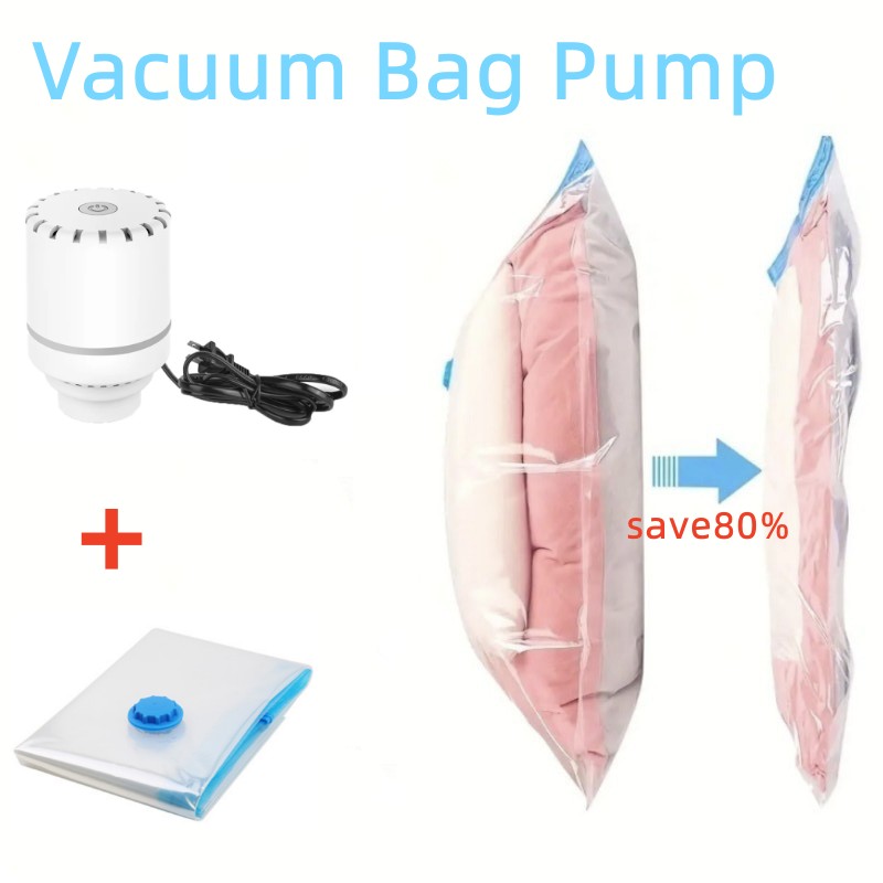 Vacuum Chamber Small - للطي حقيبة مضغوطة مضخة كهربائية السفر