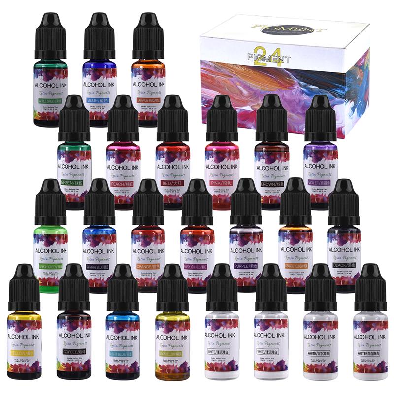 الايبوكسي الراتنج الصباغ عدة ، - مراجعة Resin Dye Alcohol وسعره